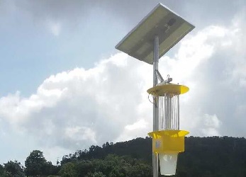 云飛太陽能殺蟲燈走進(jìn)中國香蕉之鄉(xiāng)浦北縣